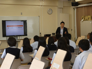 南陽高等学校にて特別授業を実施しました！