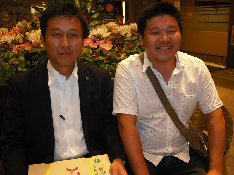 鈴木さん、ゼロスポーツ・中島社長に経営道を学ぶ。